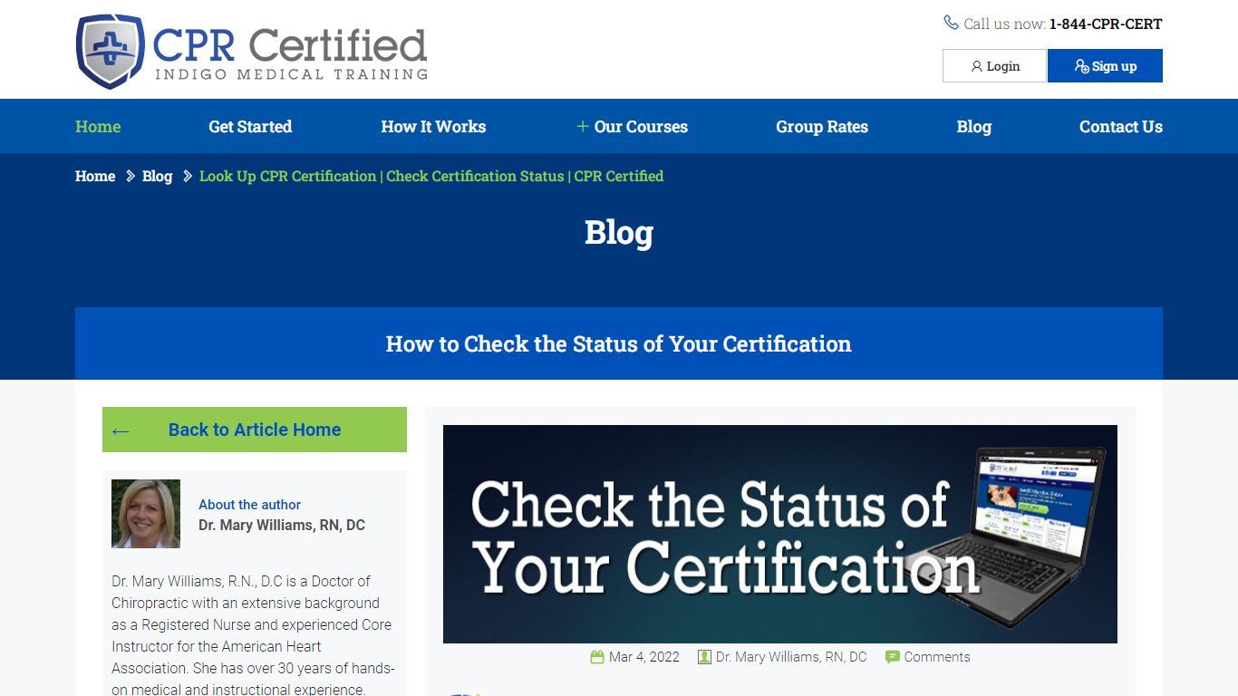 Look Up CPR Certification | Check Certification Status | CPR Certified